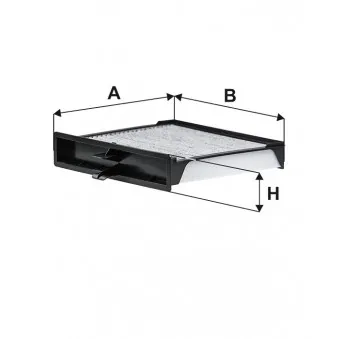 Filtre, air de l'habitacle FILTRON K 1167A