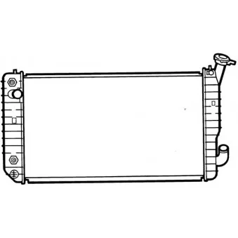 Radiateur, refroidissement du moteur NRF 50307