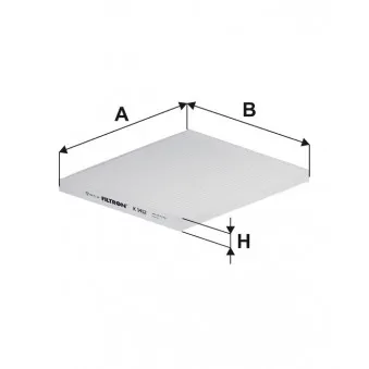 Filtre, air de l'habitacle FILTRON K 1412