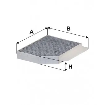 Filtre, air de l'habitacle FILTRON K 1416A