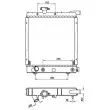 Radiateur, refroidissement du moteur NRF 50399 - Visuel 1