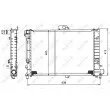 Radiateur, refroidissement du moteur NRF 504141 - Visuel 1