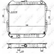 Radiateur, refroidissement du moteur NRF 506723 - Visuel 1