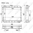 Radiateur, refroidissement du moteur NRF 52038 - Visuel 2