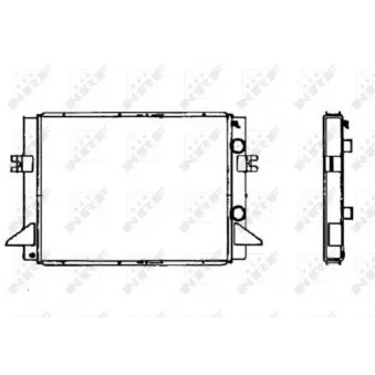 Radiateur, refroidissement du moteur NRF 52075