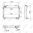 Radiateur, refroidissement du moteur NRF 52245 - Visuel 1