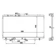 Radiateur, refroidissement du moteur NRF 53281 - Visuel 2