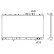 Radiateur, refroidissement du moteur NRF 53298 - Visuel 1