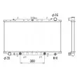 Radiateur, refroidissement du moteur NRF 53311 - Visuel 2