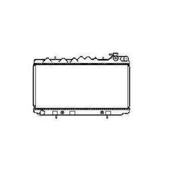Radiateur, refroidissement du moteur NRF 53636