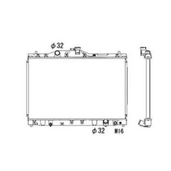 Radiateur, refroidissement du moteur NRF 53676