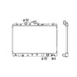 Radiateur, refroidissement du moteur NRF 53676 - Visuel 2