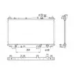 Radiateur, refroidissement du moteur NRF 53749 - Visuel 1