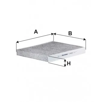 Filtre, air de l'habitacle FILTRON K 1055A