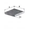 Filtre, air de l'habitacle FILTRON K 1060A - Visuel 1