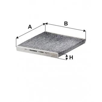 Filtre, air de l'habitacle FILTRON K 1261A
