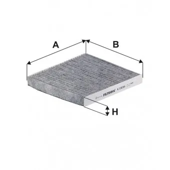 Filtre, air de l'habitacle FILTRON K 1303A