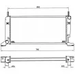 Radiateur, refroidissement du moteur NRF 539500 - Visuel 1