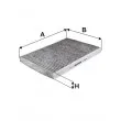 Filtre, air de l'habitacle FILTRON K 1417A - Visuel 1