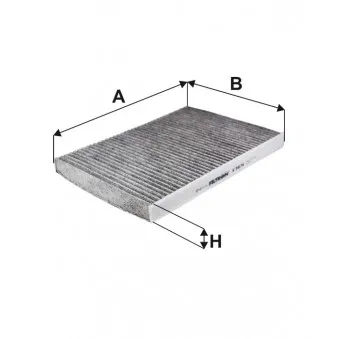 Filtre, air de l'habitacle FILTRON K 1417A