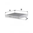 Filtre, air de l'habitacle FILTRON K 1429A - Visuel 1