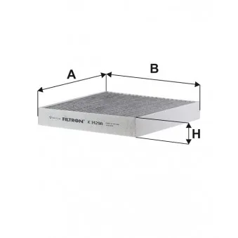 Filtre, air de l'habitacle FILTRON K 1429A