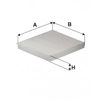 Filtre, air de l'habitacle FILTRON