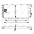 Radiateur, refroidissement du moteur NRF 54648 - Visuel 1