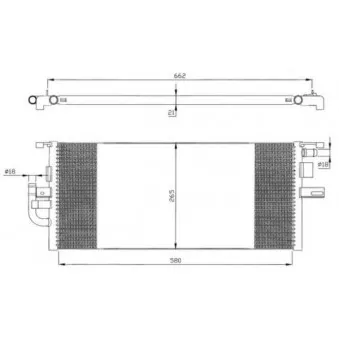 Radiateur, refroidissement du moteur NRF