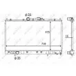 Radiateur, refroidissement du moteur NRF 58447 - Visuel 2