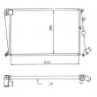 Radiateur, refroidissement du moteur NRF 58917 - Visuel 1