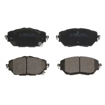 Jeu de 4 plaquettes de frein avant ABE C12140ABE