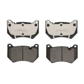 Jeu de 4 plaquettes de frein avant ABE C1A060ABE