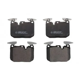 Jeu de 4 plaquettes de frein avant ABE C1B034ABE