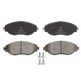 Jeu de 4 plaquettes de frein avant ABE C1W077ABE