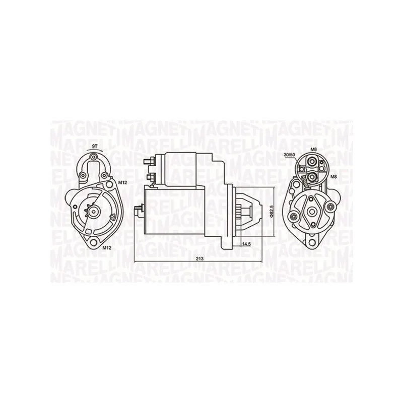 Démarreur MAGNETI MARELLI 063720612010