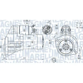 Démarreur MAGNETI MARELLI