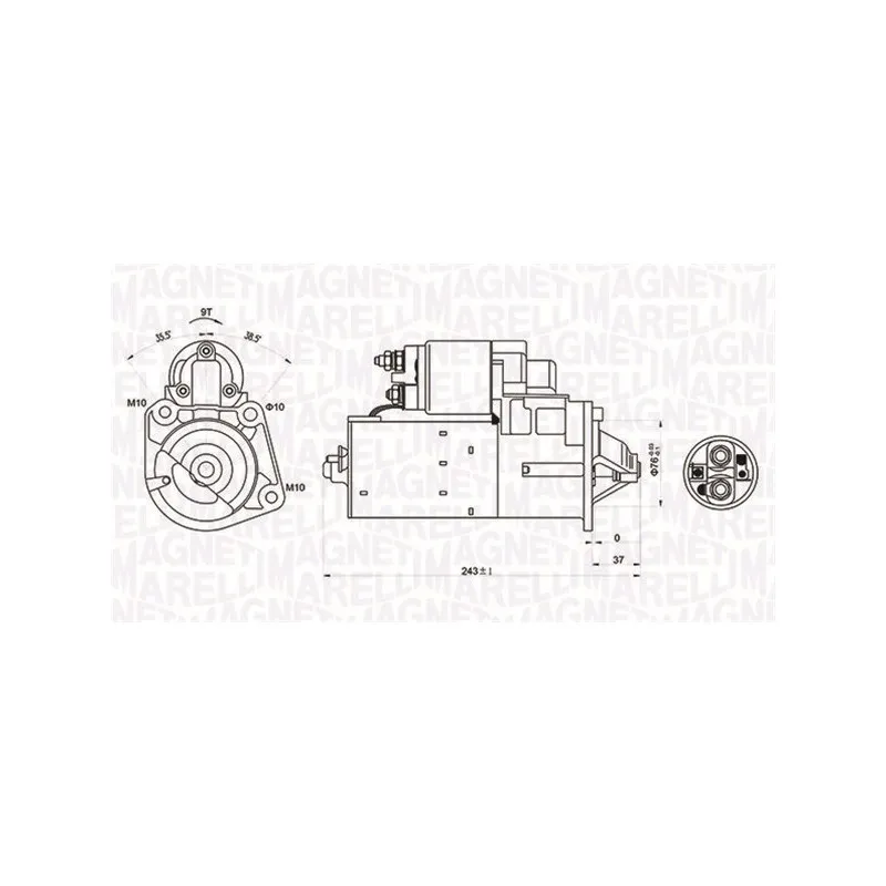 Démarreur MAGNETI MARELLI 063720680010
