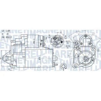 Démarreur MAGNETI MARELLI