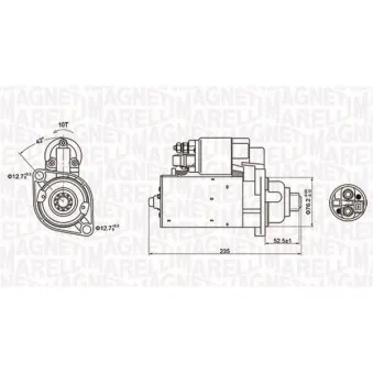 Démarreur MAGNETI MARELLI 063720974010