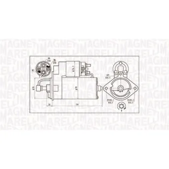 Démarreur MAGNETI MARELLI