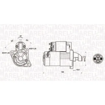Démarreur MAGNETI MARELLI