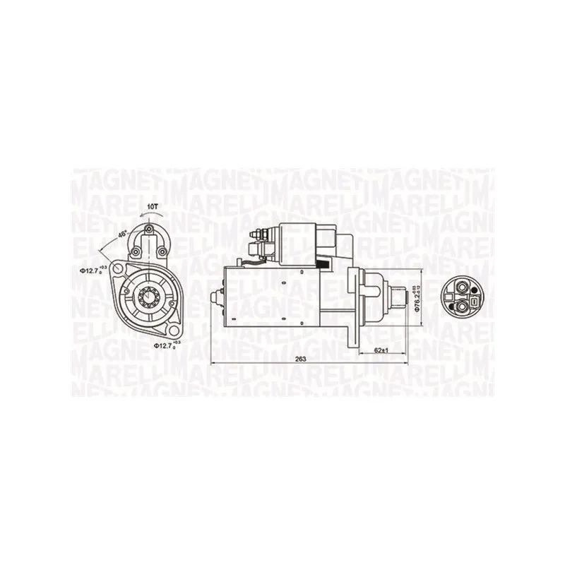 Démarreur MAGNETI MARELLI 063721181010