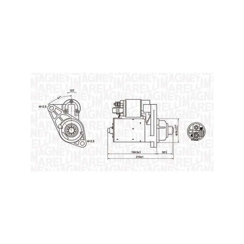Démarreur MAGNETI MARELLI 063721197010