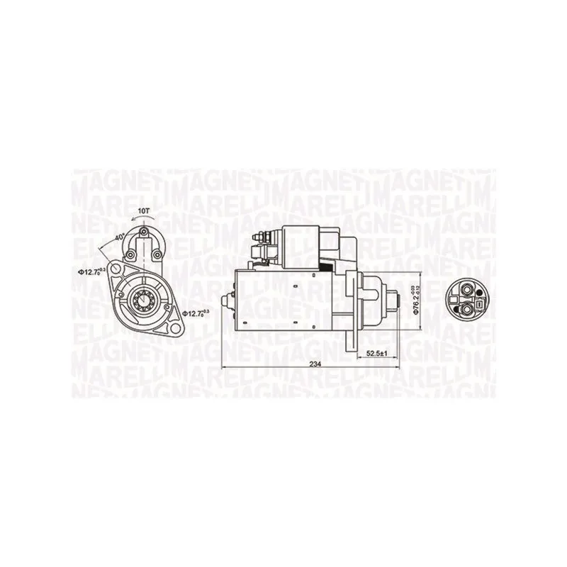 Démarreur MAGNETI MARELLI 063721200010