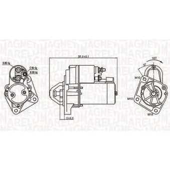 Démarreur MAGNETI MARELLI