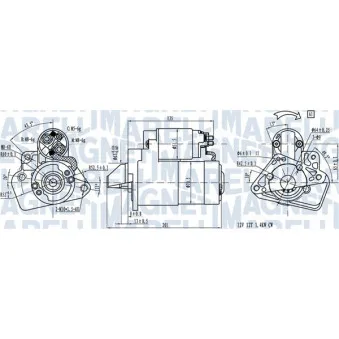 Démarreur MAGNETI MARELLI 063721332010