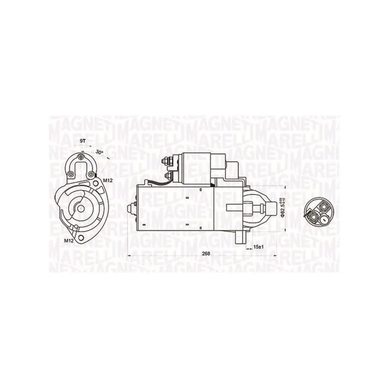 Démarreur MAGNETI MARELLI 063721423010