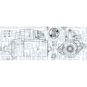 Démarreur MAGNETI MARELLI