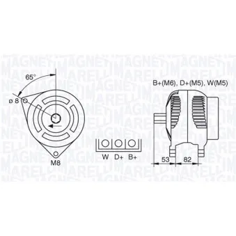 Alternateur MAGNETI MARELLI
